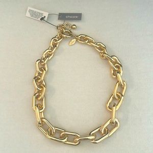 Chicos gold link necklace